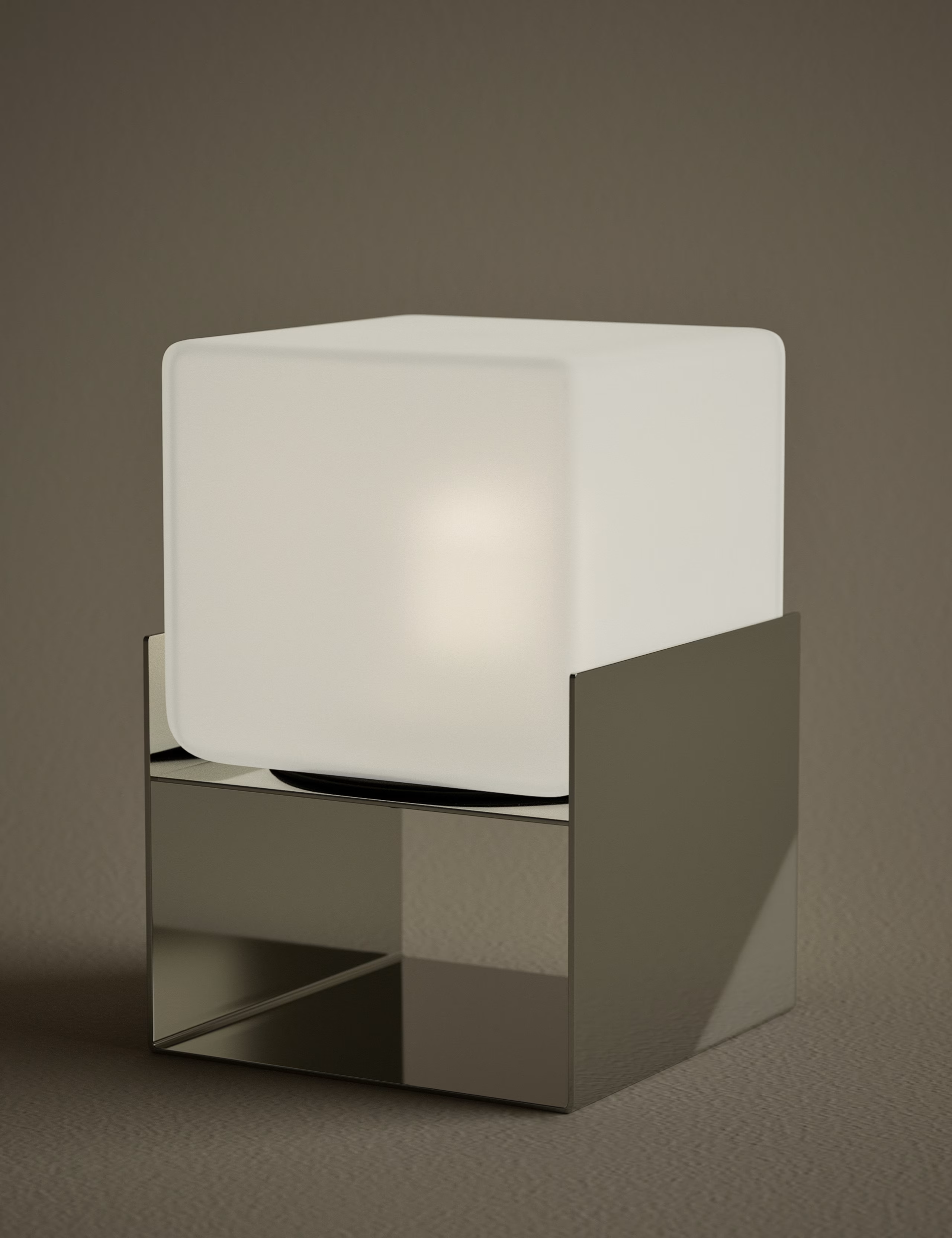 M&amp;S X Kelly Hoppen: Kelly Hoppen Rechargeable Square Glass Lamp