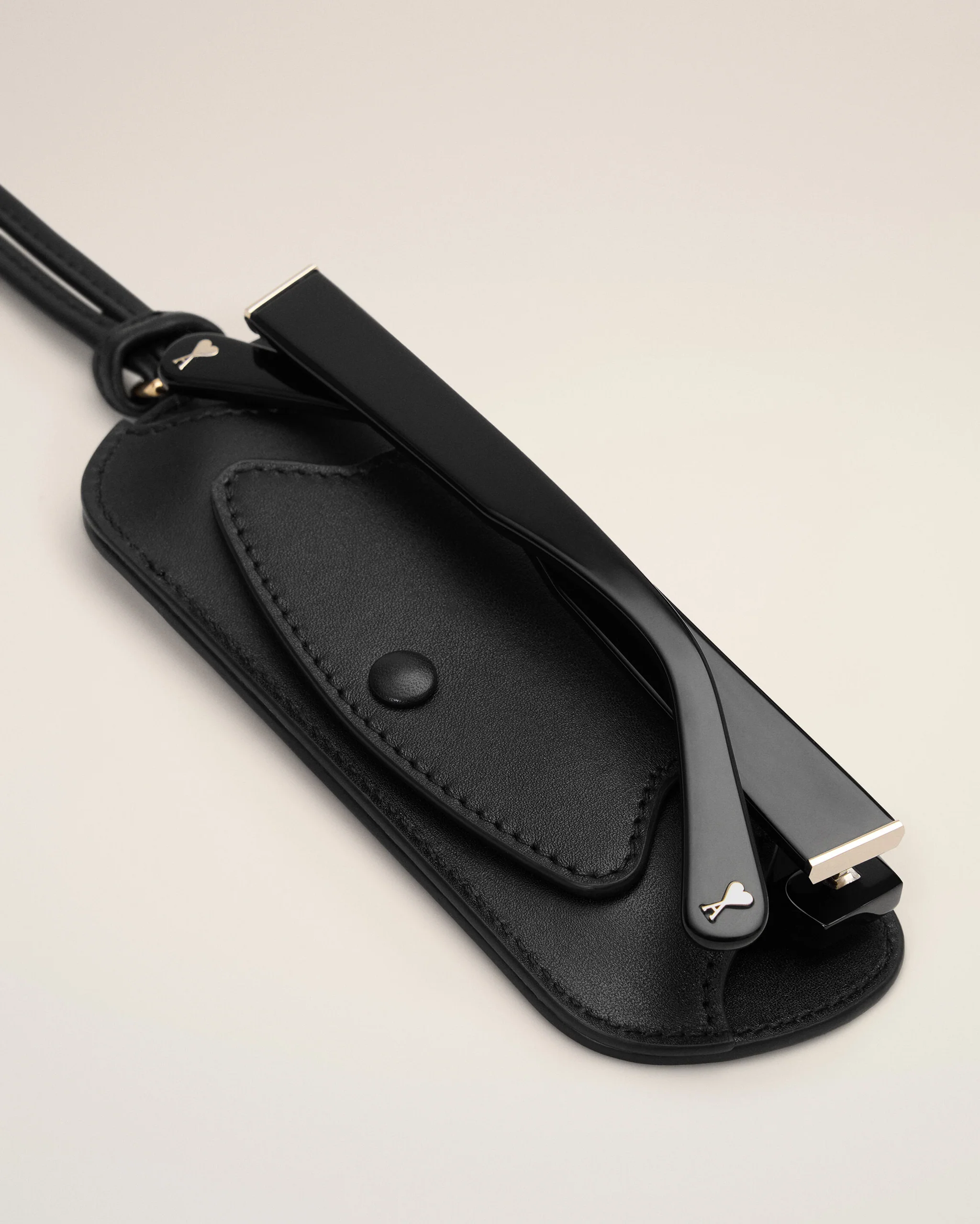 Ami Paris: Mimi Cow Leather Glasses Case