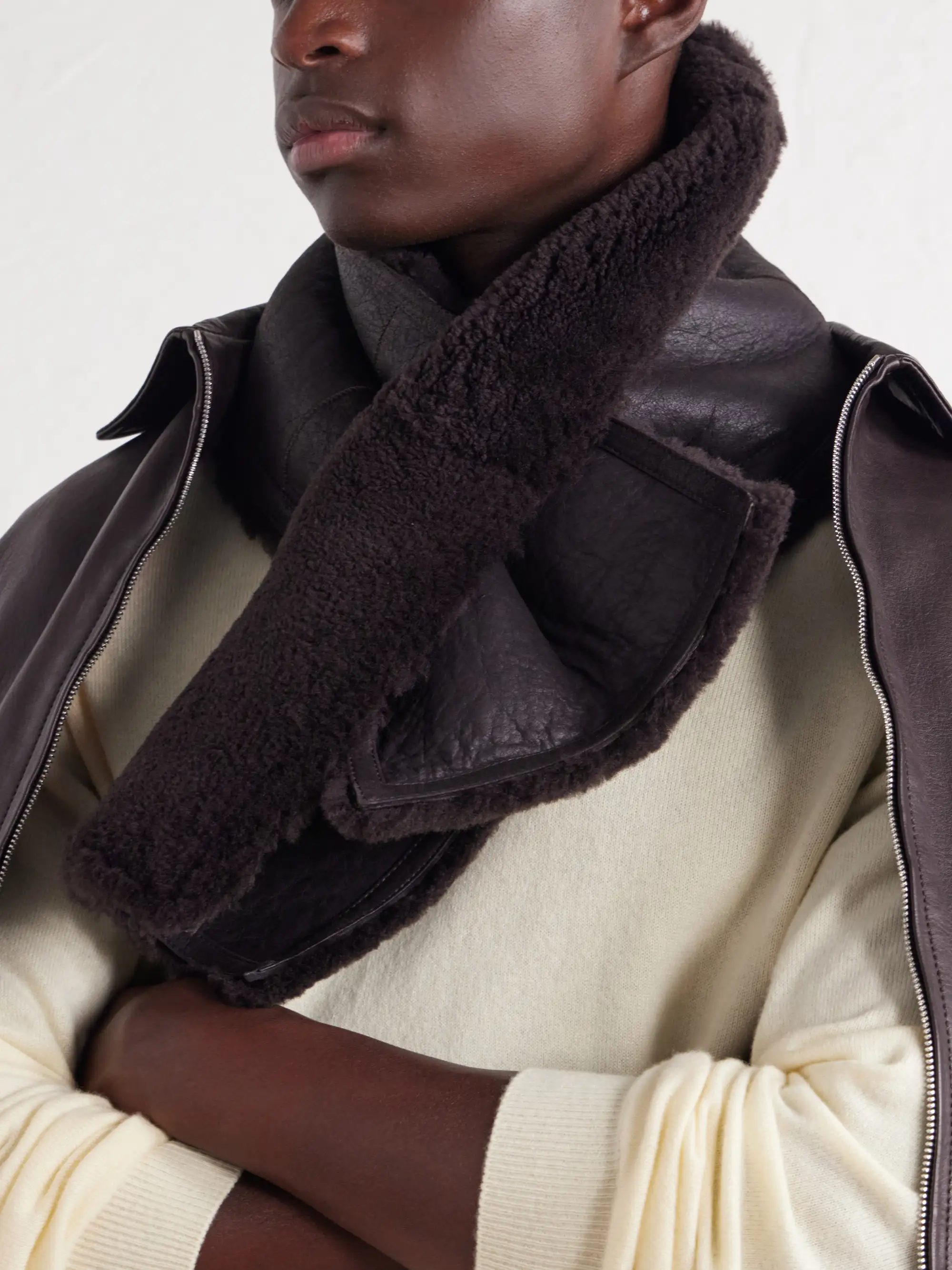 MR P.: Shearling Scarf