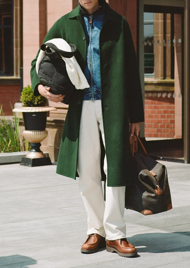 Percival: Minnesota Double-Faced Overcoat Wool