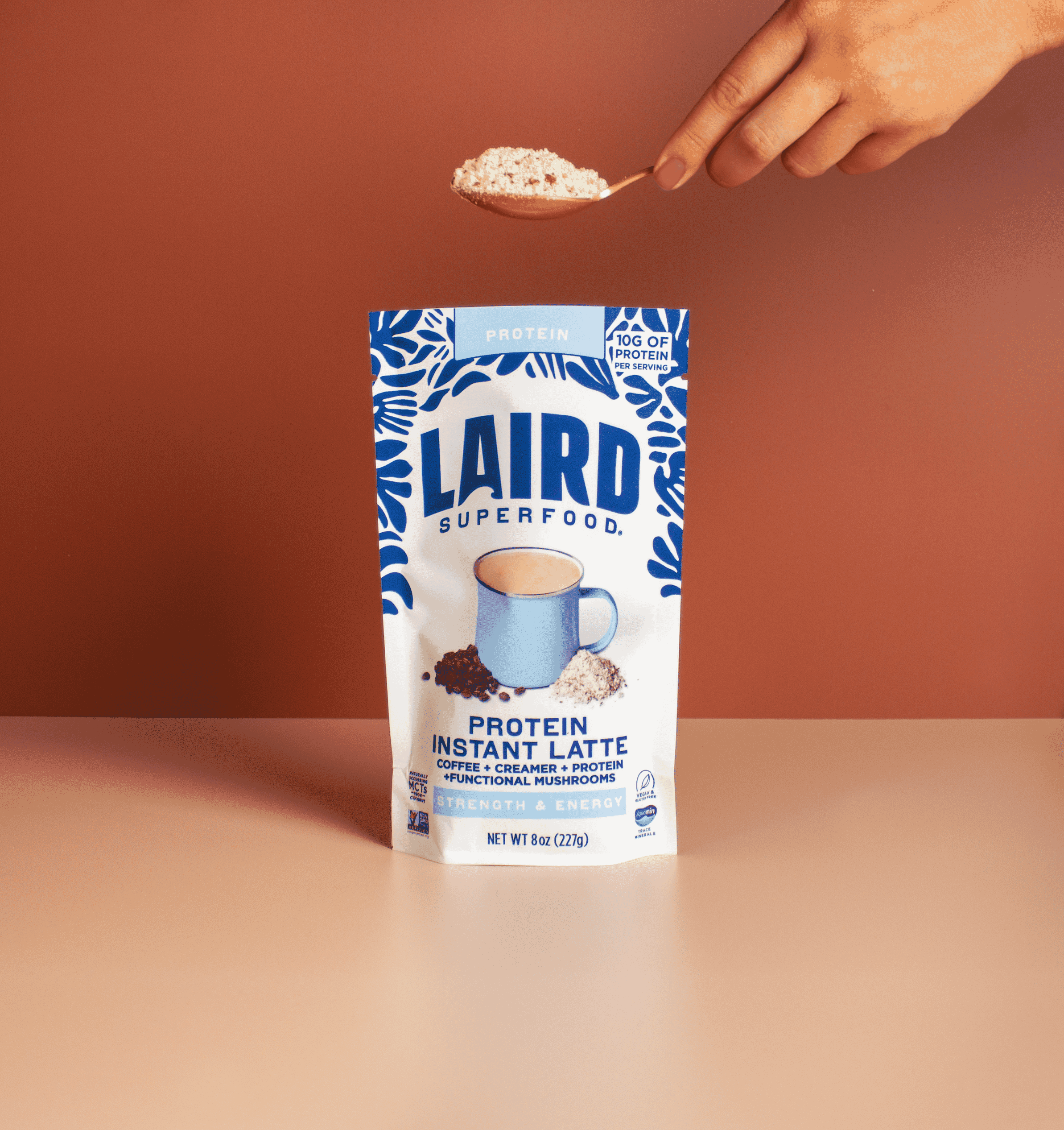 LAIRD Superfood: Protein Instant Latte