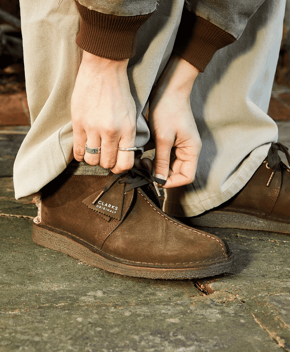 Clarks Originals: Brown Suede Desert Trek Boots