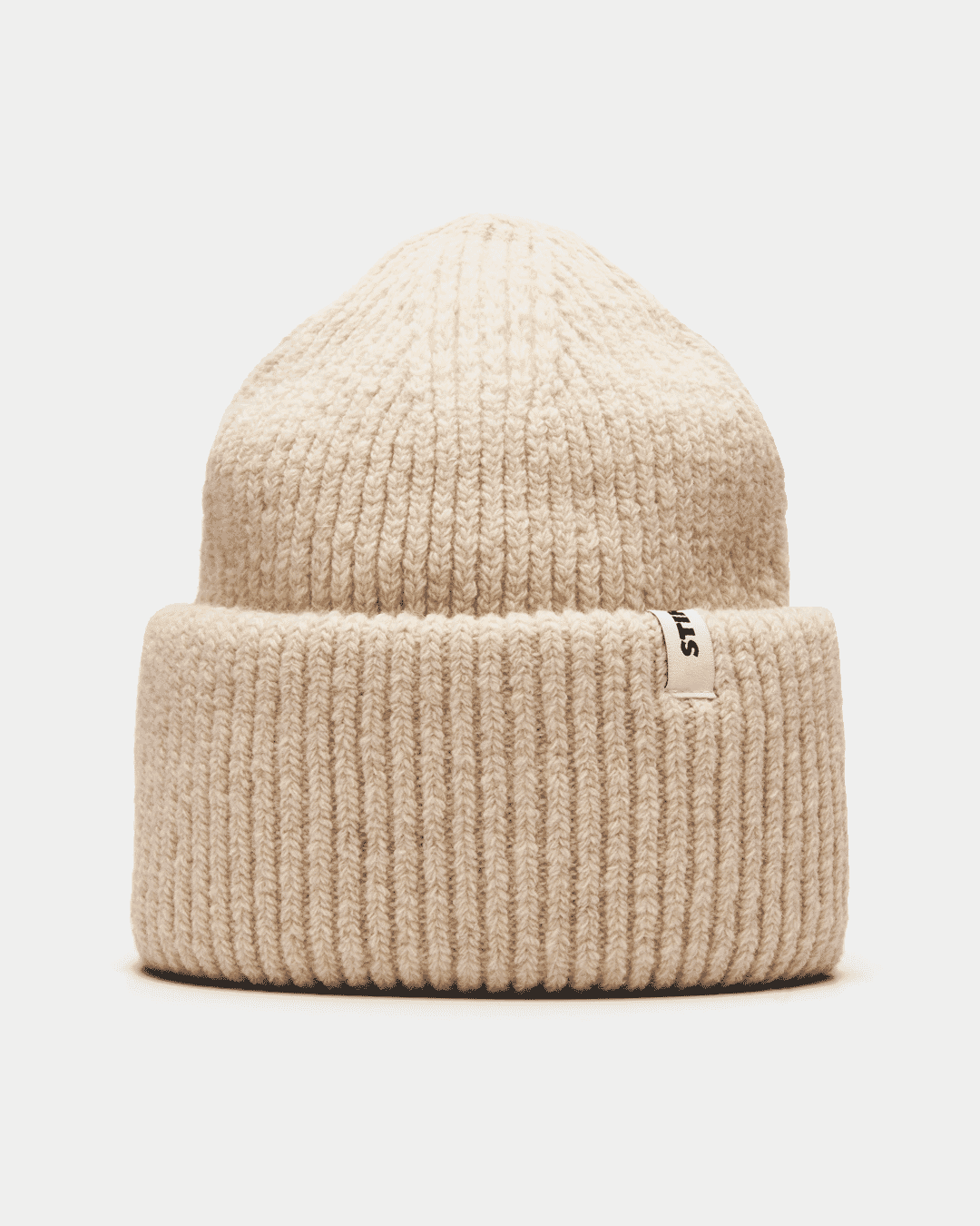 STIKSEN: Beanie 01 ReWool Sand