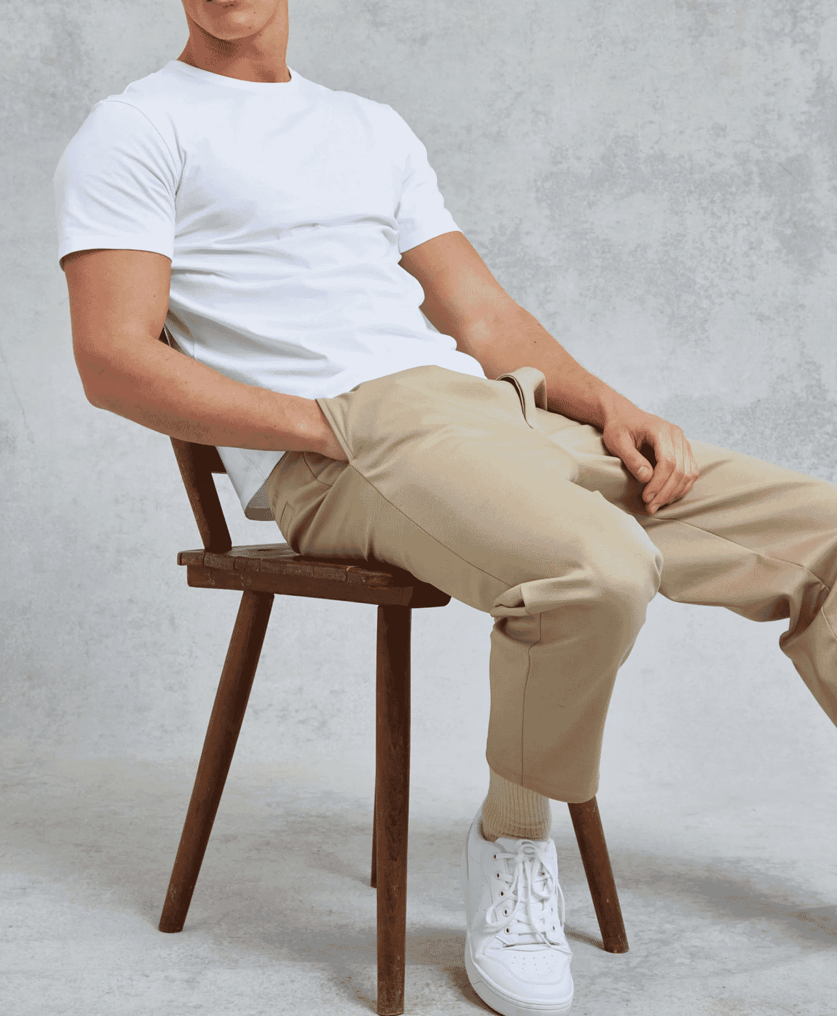 David Gandy Wellwear: Cotton Crew White Tee