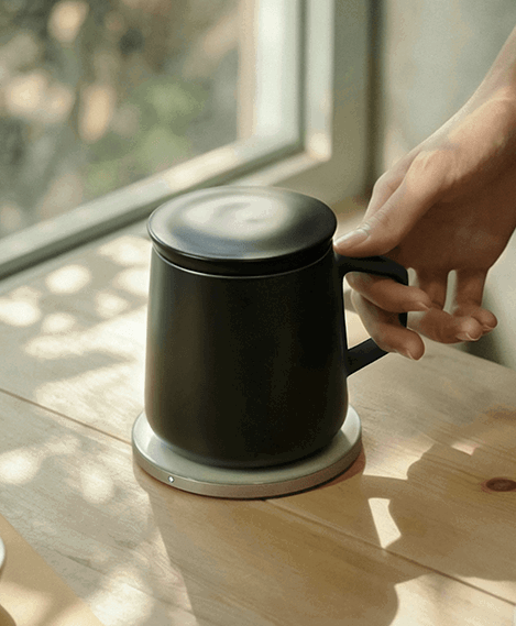 Neo: Self-Heating Mug Set - Inkstone Black