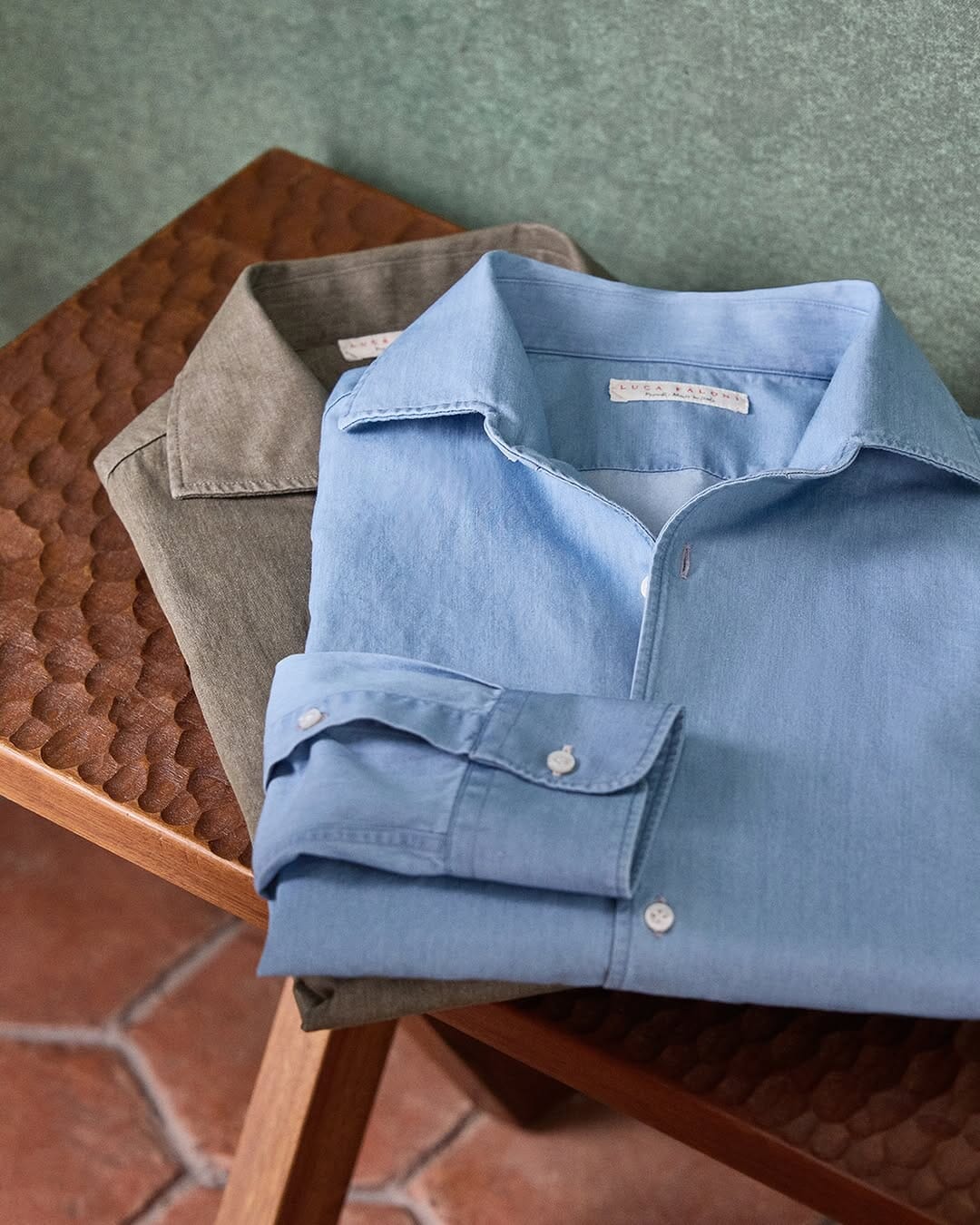 Luca Faloni: Classic Shirt Denim