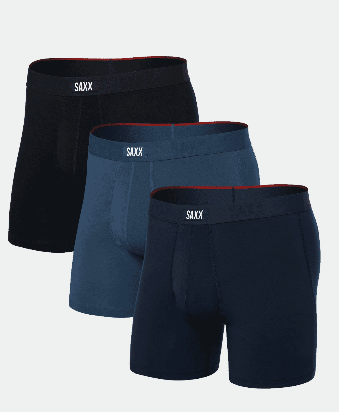 SAXX: Vibe Xtra (3 Pack) Soft Comfort Boxer Brief 6&quot;