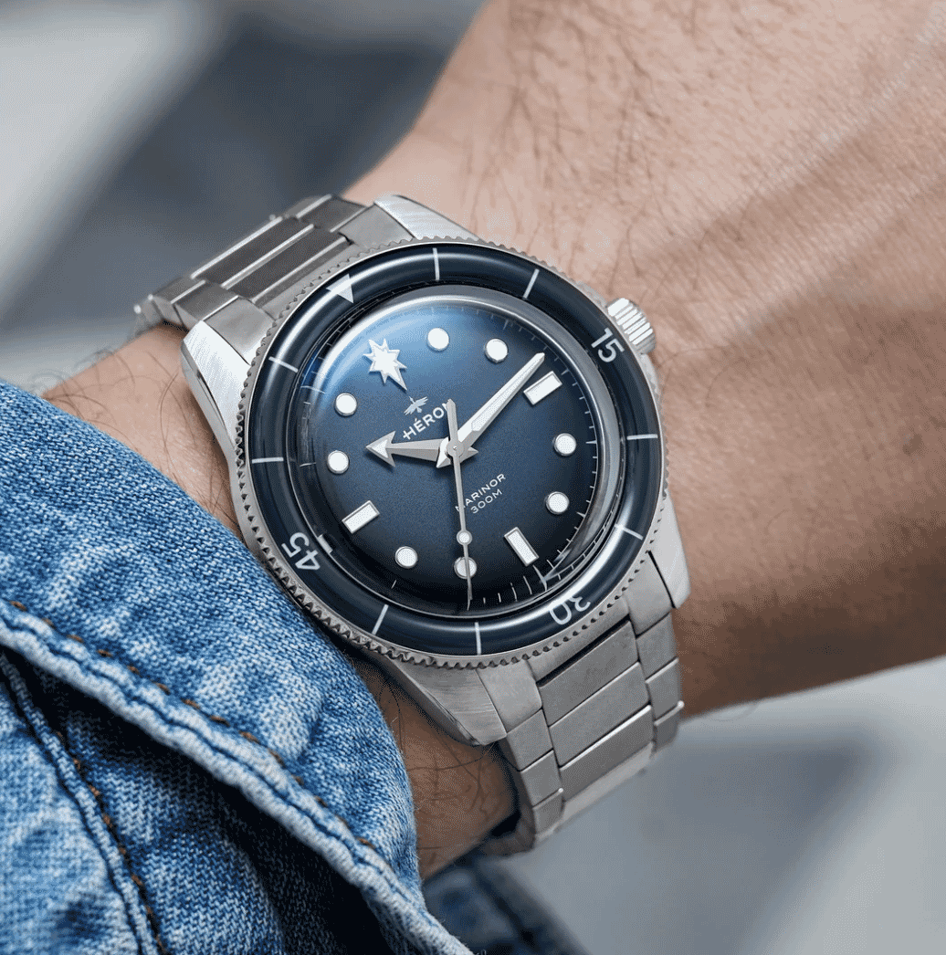 Héron Watches: Marinor - Atlantic Blue