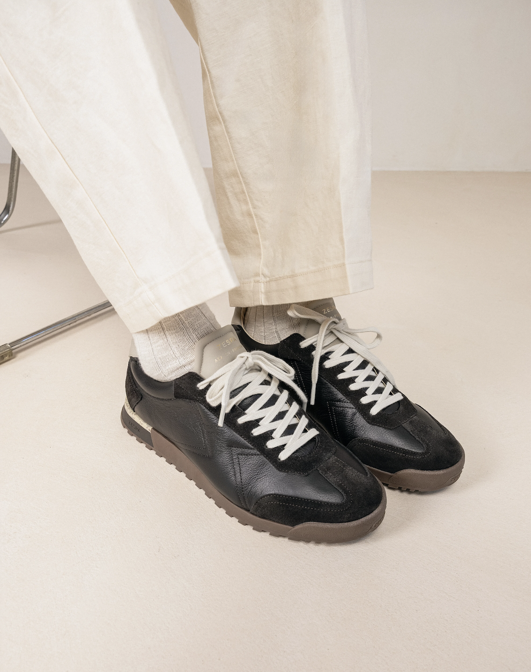 Zespa: Nappa Suede Trainer