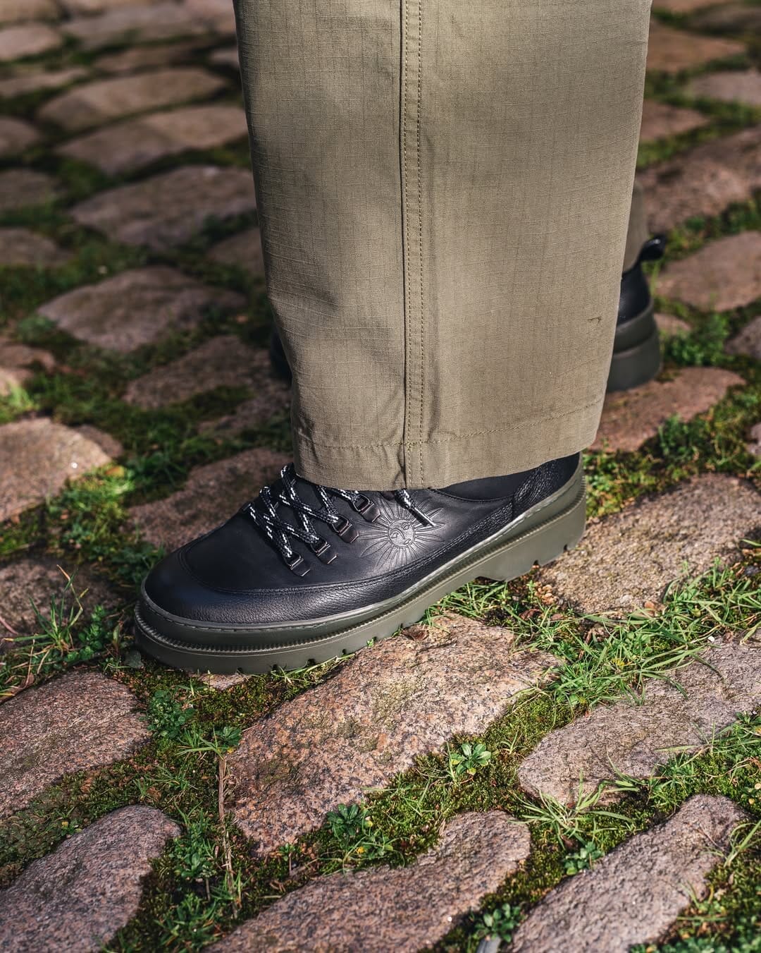 PISTEUR — OLOW x Kleman: Black oxford shoes OLOW x KLEMAN