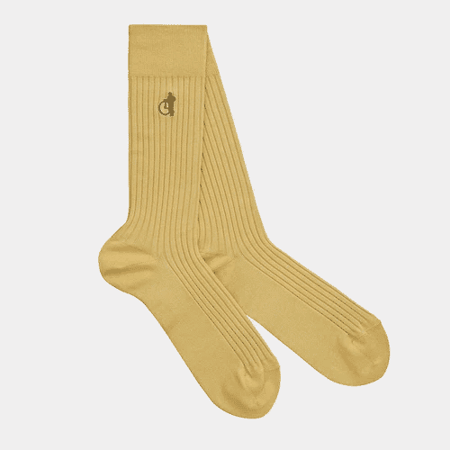 London Sock Company: Butter Yellow Simply Sartorial Socks