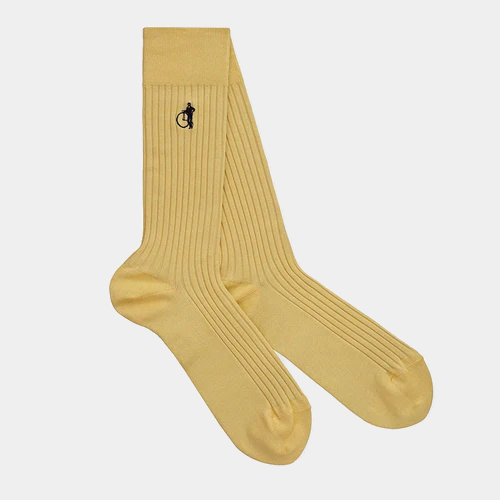 London Sock Company: Butter Yellow Simply Sartorial Socks