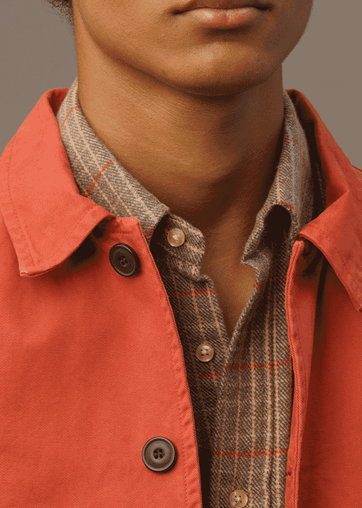 ISTO.: Hot Orange Work Jacket