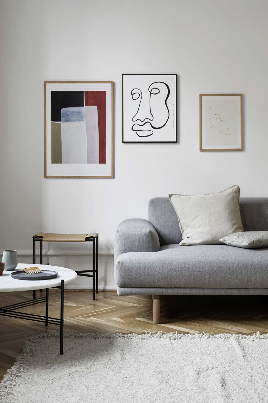 How To Create The Ultimate Scandinavian Living Room With Art 3