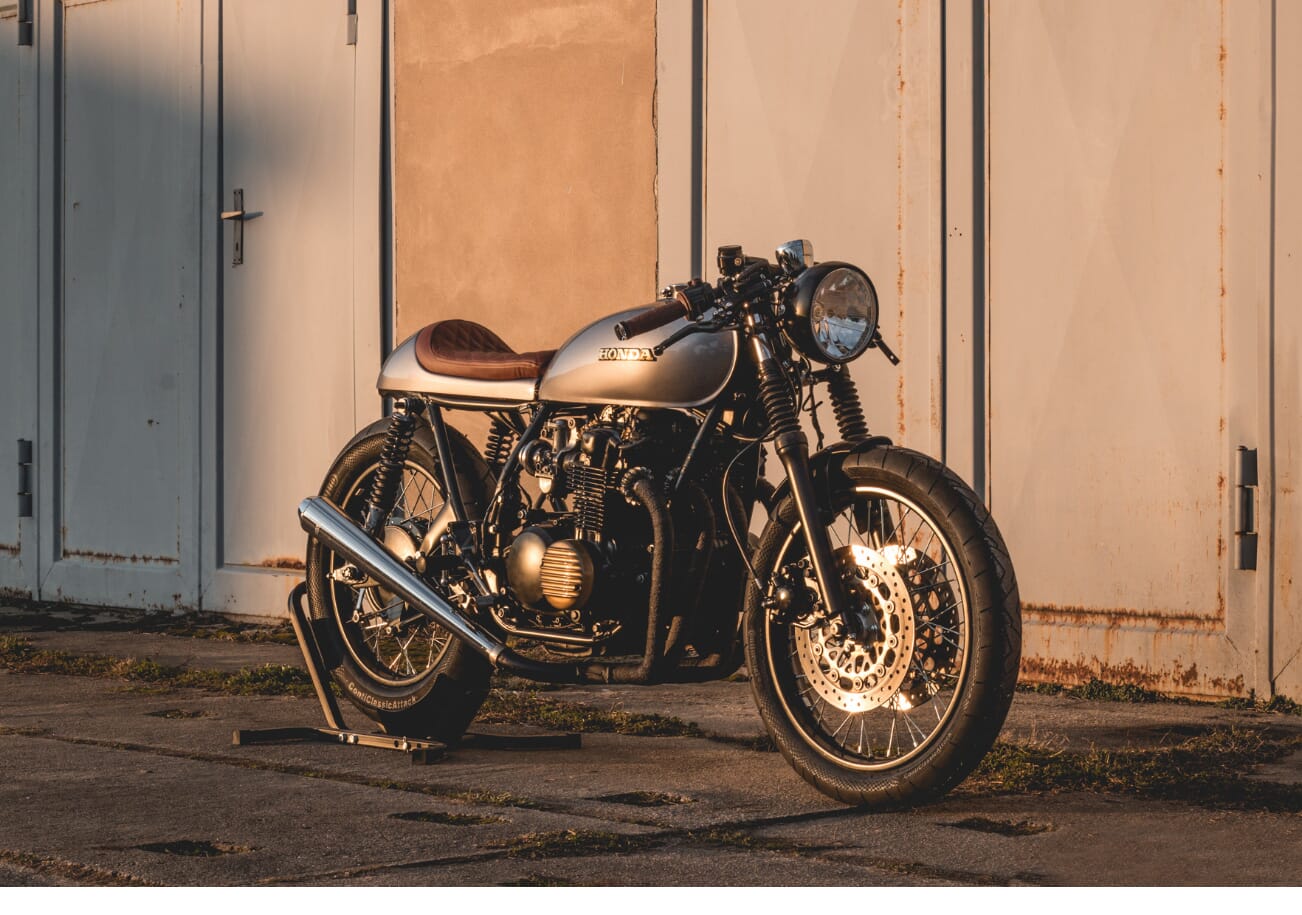 Ready To Ride: Honda CB 500 Four Cafe Racer By Kaspeed