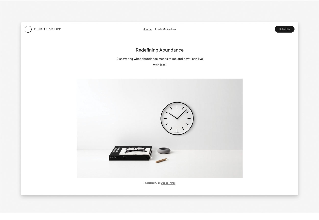 minimal