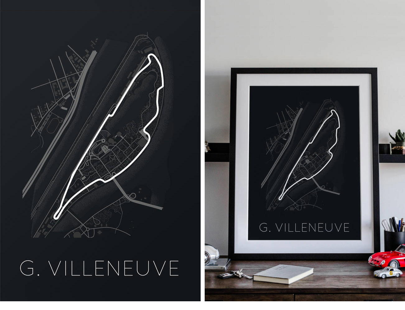 Rear view prints