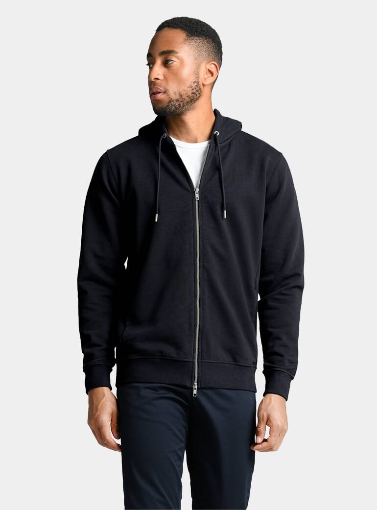 Mens designer best sale navy hoodie