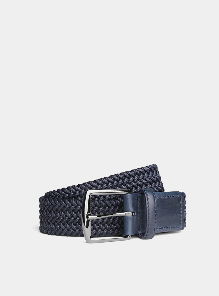 mens designer fabric belts