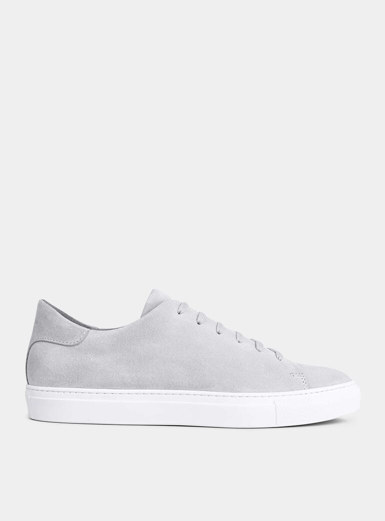 Grey suede hot sale sneakers mens