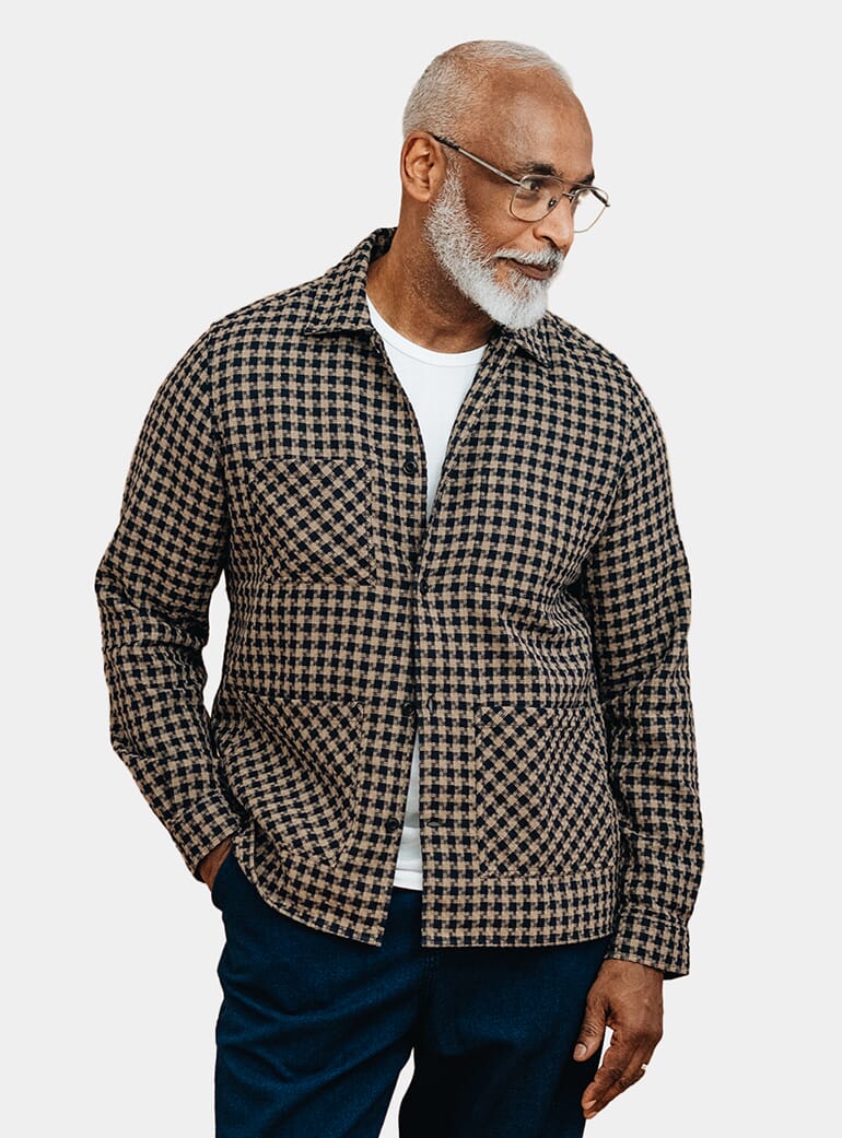 Mens designer overshirt sale