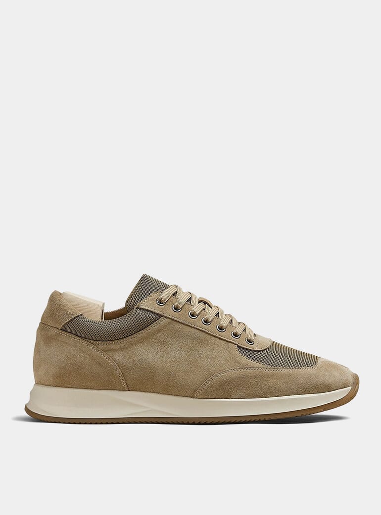 Mens sales suede trainers