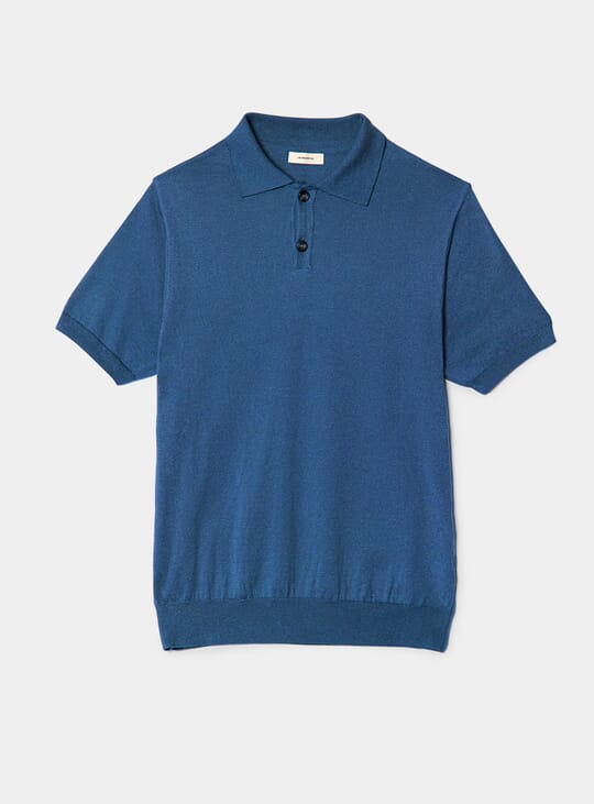 Celio Polo manches longues SUPIMA Noir | Polos Homme • Theatre of Thought