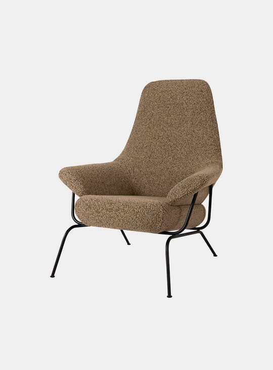 Puffy Lounge Chair, Anthracite / Black Grey — Hem