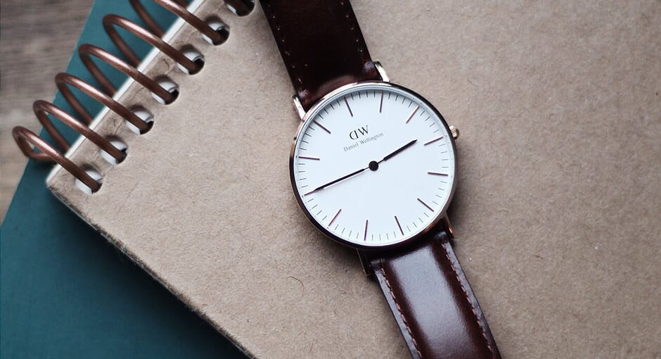 Daniel wellington navy on sale strap