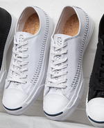 Converse Jack Purcell Woven Leather Sneakers