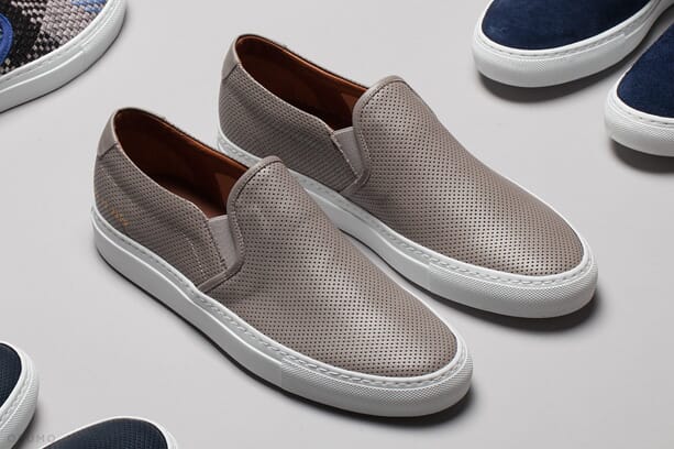 Slip on perforated on sale sneakers