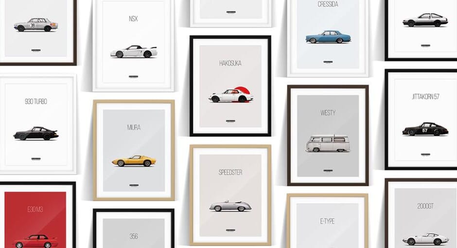 Petrolified | Minimalist Representations of Great Cars