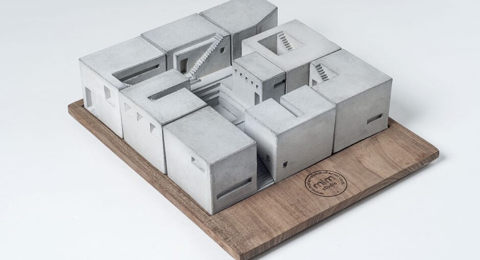 Miniature Concrete Buildings by Material Immaterial