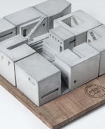 Miniature Concrete Buildings by Material Immaterial