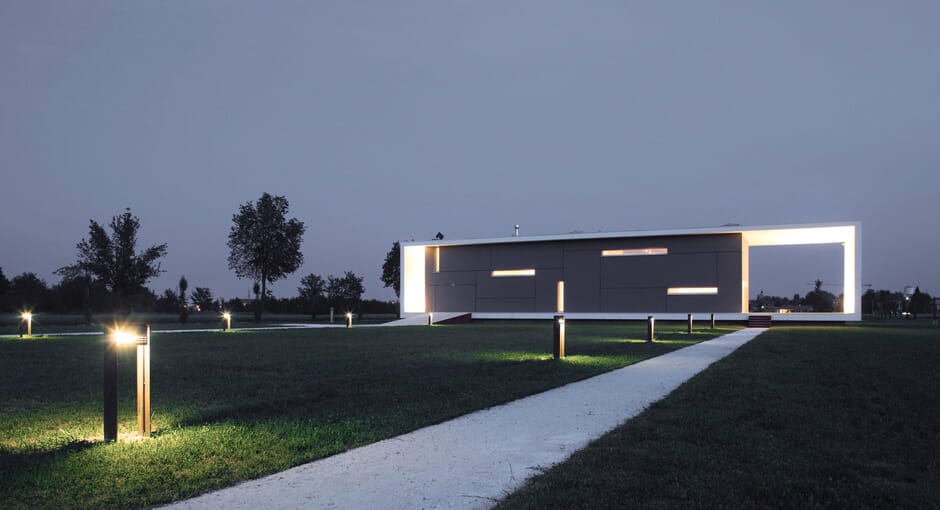 House on the stream by Andrea Oliva