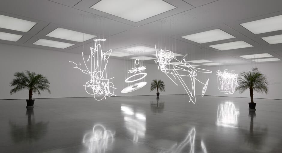Cerith Wyn Evans White Cube Exhibit