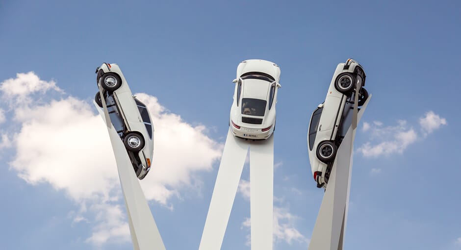 The Porsche Sculpture by Gerry Judah