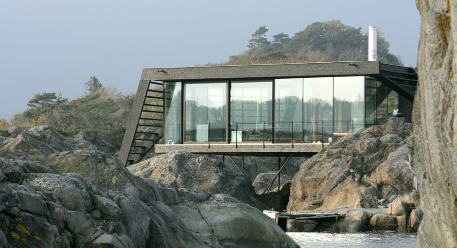 Stilted Summer House by Lund Hagem