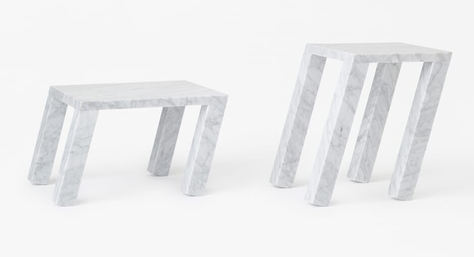 Marble Tables by Nendo