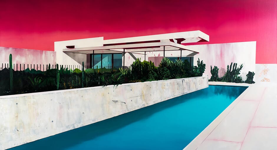 Laurence Jones paints LA