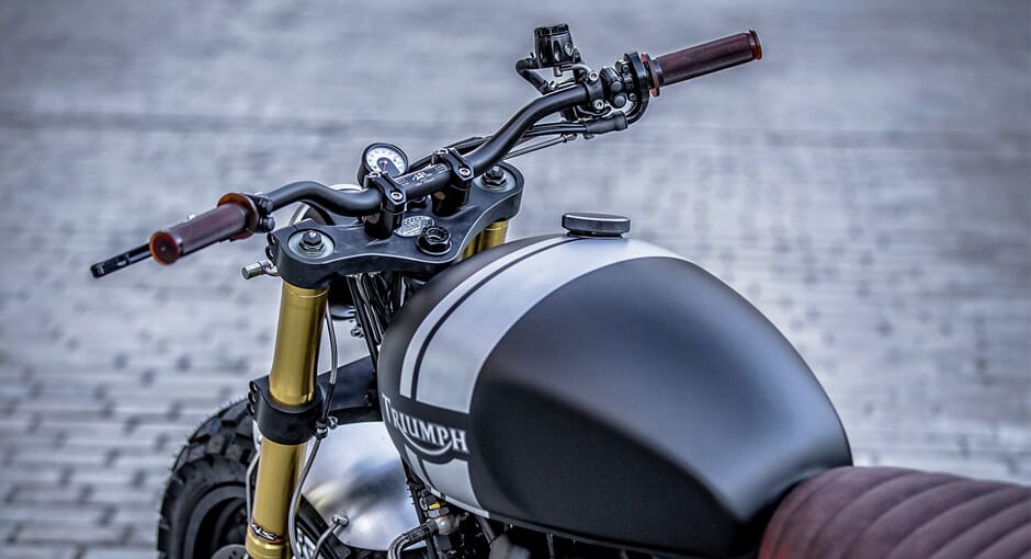 Triumph T100 by Down and Out Café Racers