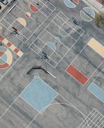 Karl Hab Takes To The Sky To Capture LA’s Sports Courts