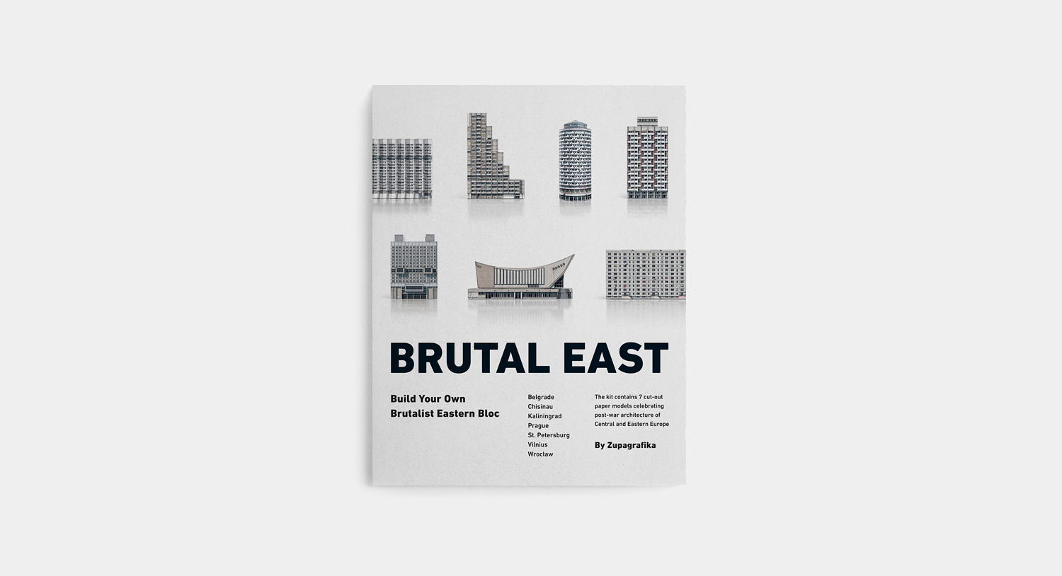 Zupagrafika Recreate the Brutalist, Post-War Architecture of Europe