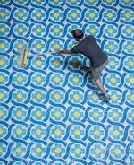 Javier de Riba Transforms Abandoned Buildings with Painted Floors