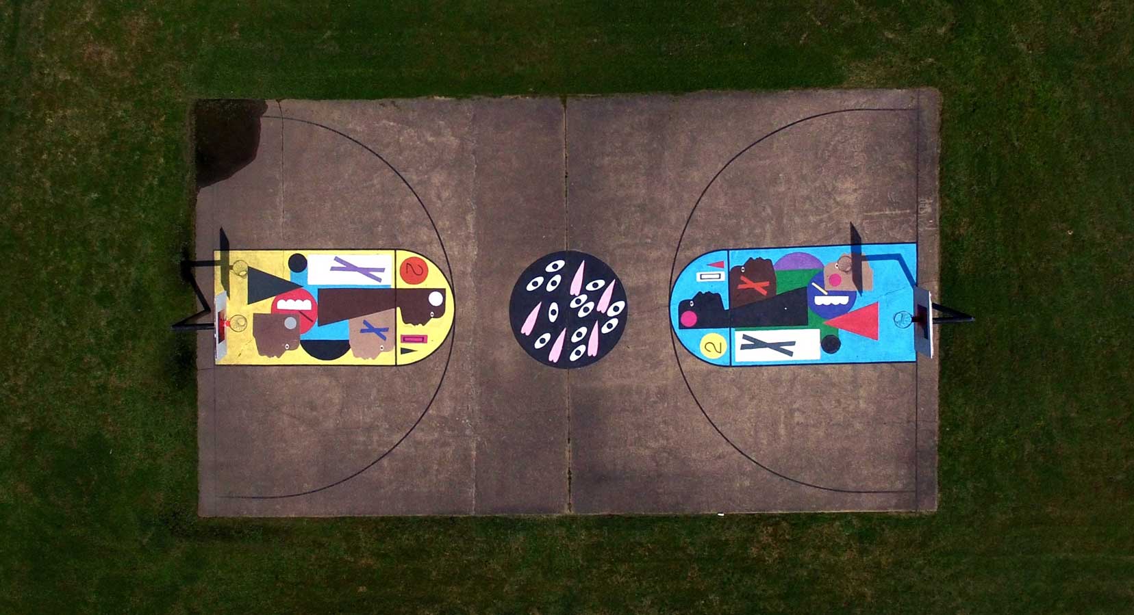 Project Backboard Transform Forgotten Courts Into Large-Scale Art
