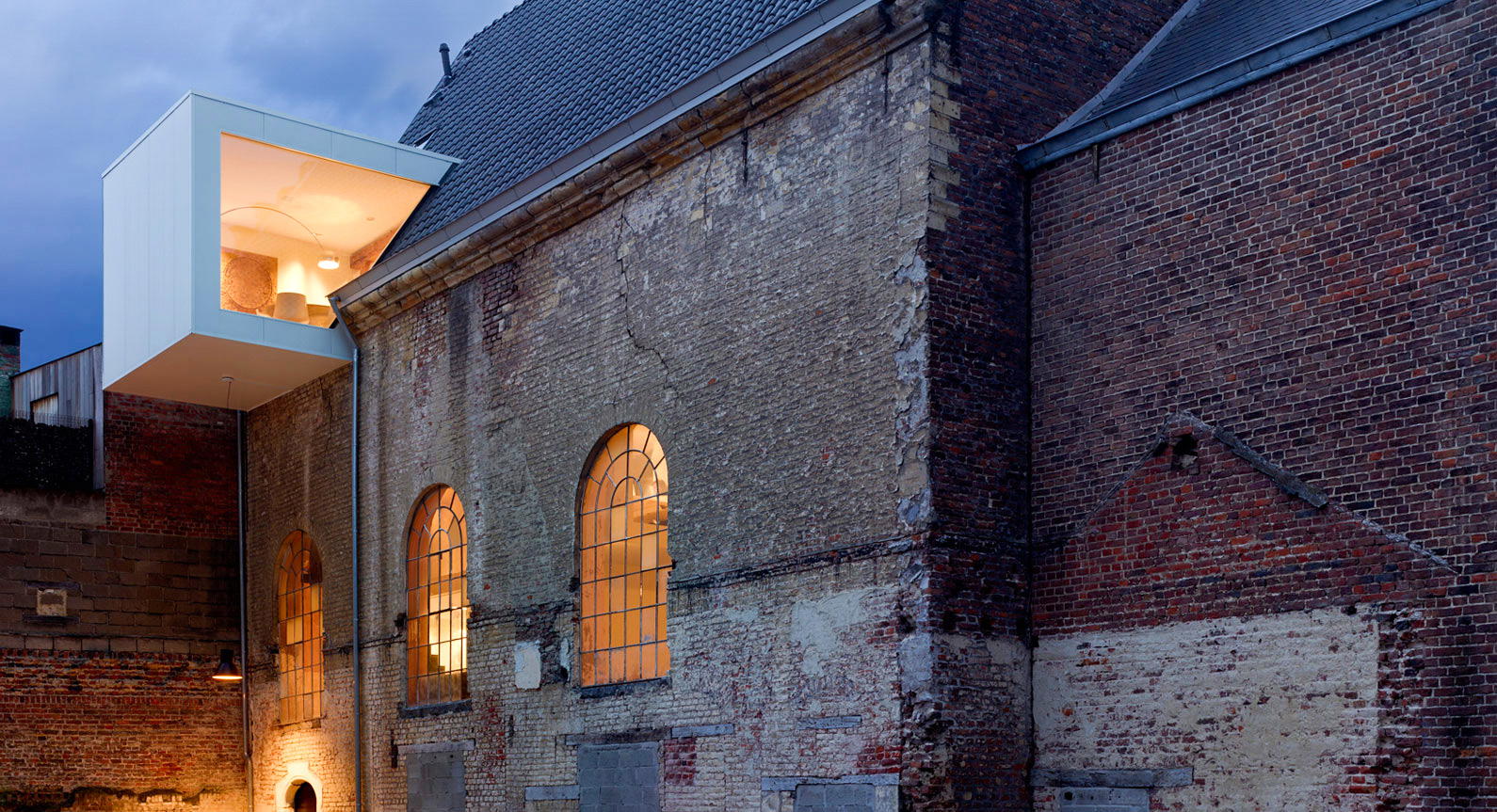 Simple White Boxes Transform This Ancient Chapel In Belgium