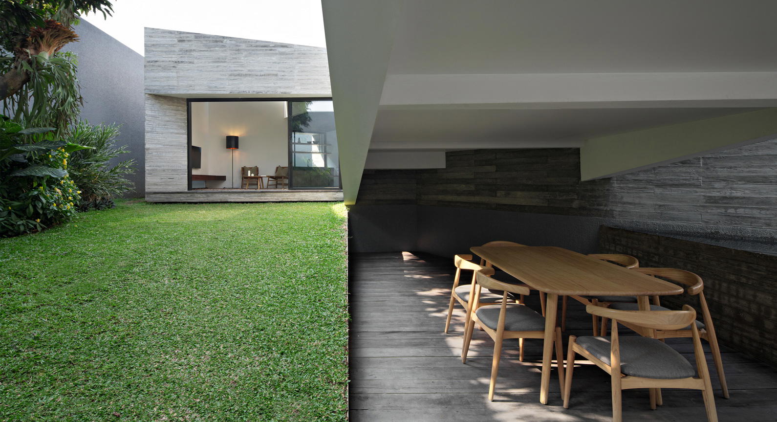 Welcome To A Tropical Concrete Sanctuary In The Heart Of Suburbia