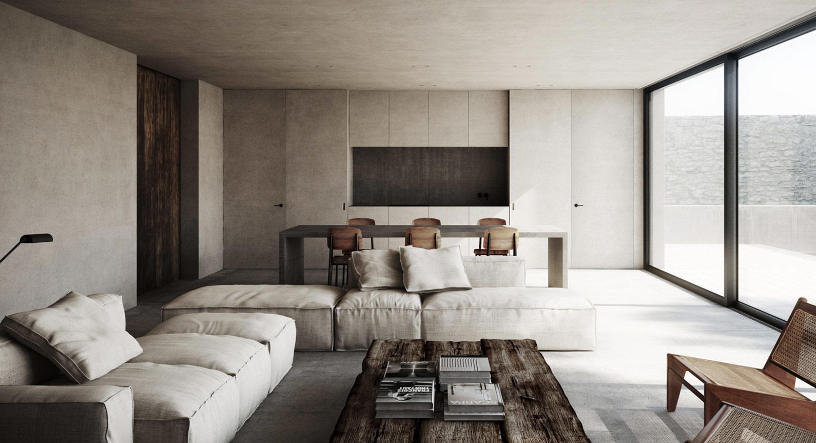 NS Architects Complete A Concrete Paradise In Côte d'Azur