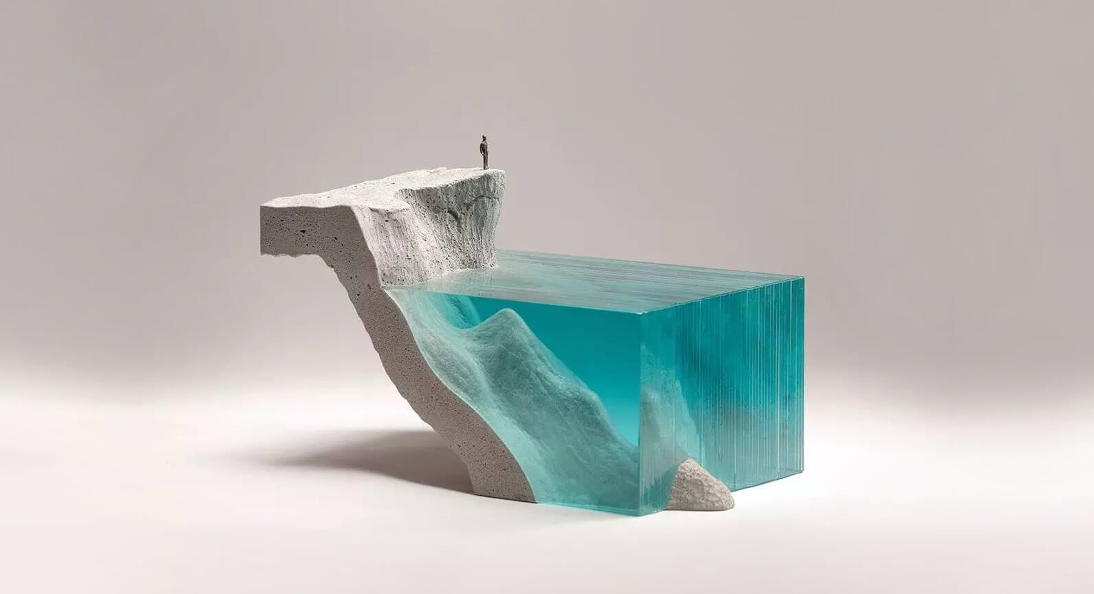 Ben Young Transforms Glass Into Unique Aquatic Landscapes