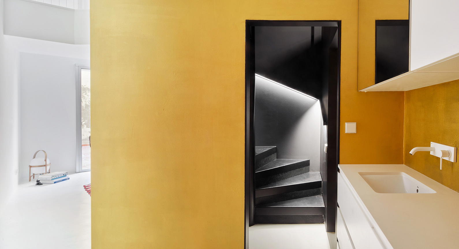 How Golden Boxes Transformed A Barcelona Apartment